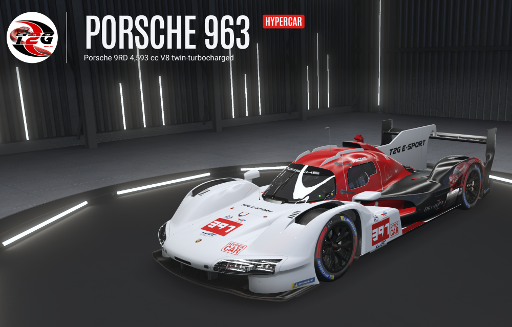 Peinture : Porsche 963 Hypercar