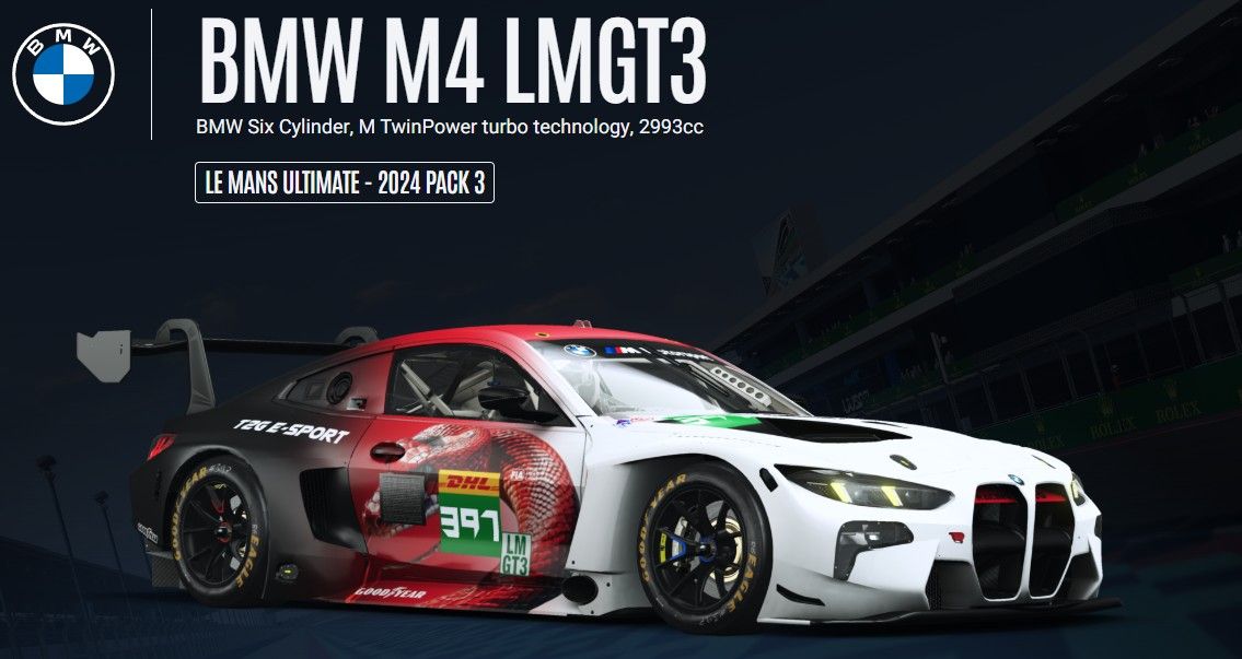 Peinture : BMW M4 LMGT3